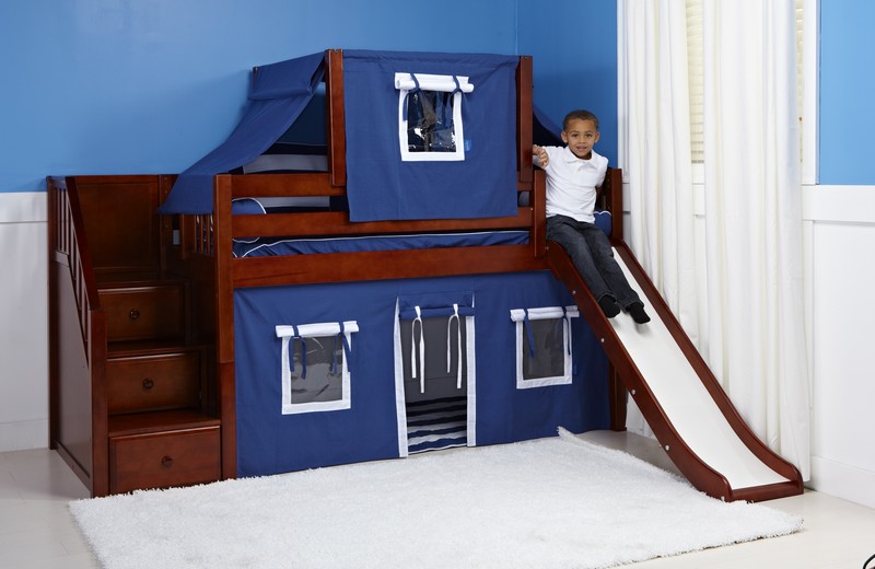 bunk beds for toddlers with slides